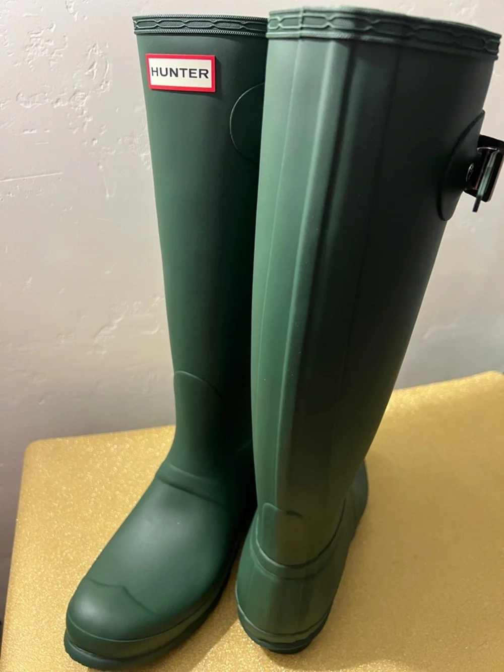 BNIB Hunter Womens Original Tall Boots — Hunter Green - Picture 3 of 17